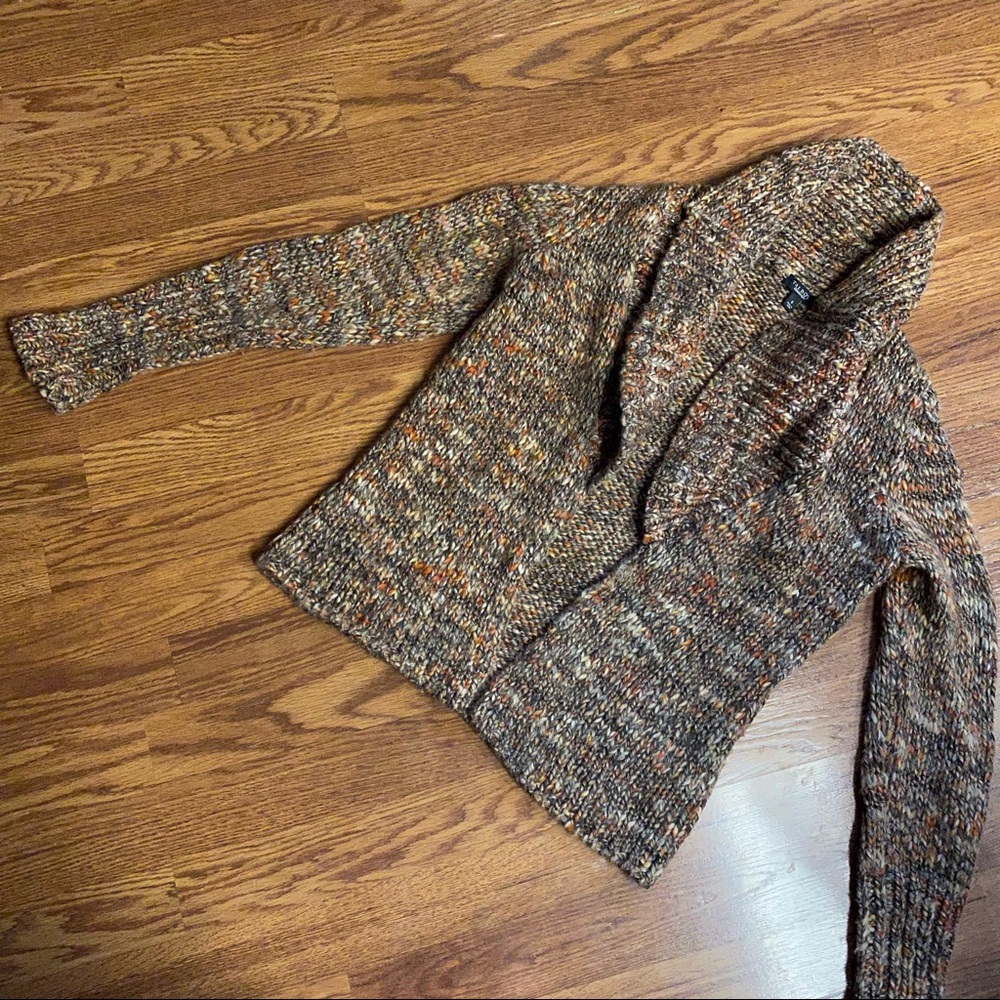 Vintage Y2K Wool Alpaca Sweater Knit Sweater Marbled Color Vintage Cardigan